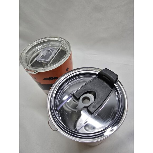 Sanrio Hello Kitty Halloween Black Cat & Mummy Cat Travel Tumbler Set Of 2 - Picture 3 of 16